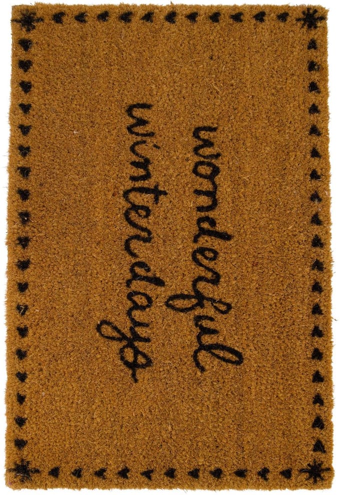 Zusss Deurmat Wonderful Winterdays Naturel Beige
