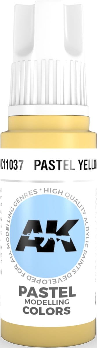 Pastel Yellow Acrylic Modelling Color - 17ml - AK-11037