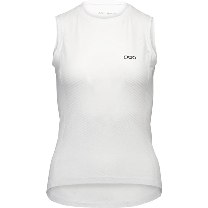 Poc Essential Layer Mouwloos Basislaag Wit L Vrouw