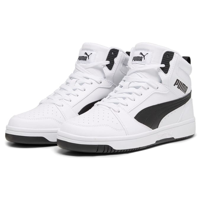 PUMA Rebound v6 Unisex Sneakers - Wit/Zwart