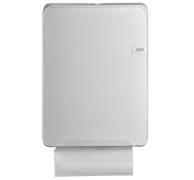 Euro Products Quartzline Handdoekdispenser - Moderne Stijl - Aluminium - Wit - Tissuehouder