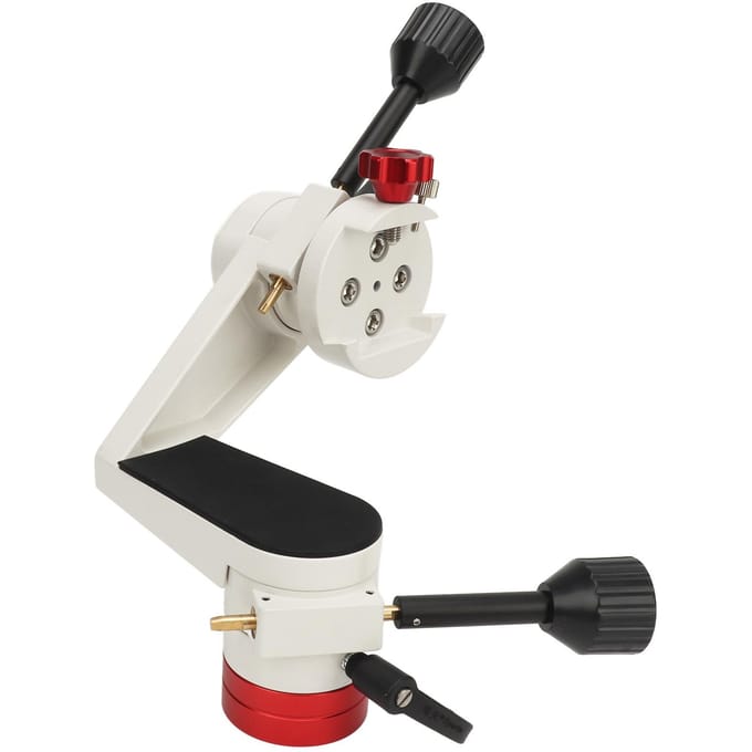 Altazimut Telescoop Montering 360 graden Verstelling 38in Draad Aluminiumlegering Micro Beweging PTZ Montering voor white