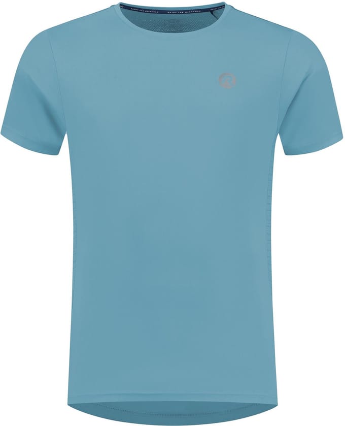 Rogelli Core Heren Hardloopshirt - Korte Mouw - Ademend - Lichtblauw