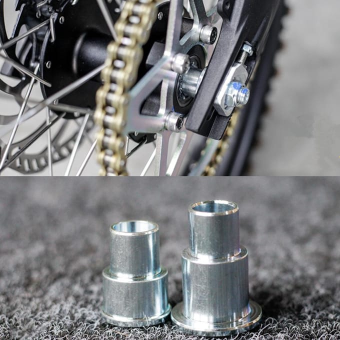 Jeu de bagues d'espacement de moyeu de roue arrière, pour Surron sur-ron Light Bee SX Dirt Bike gray