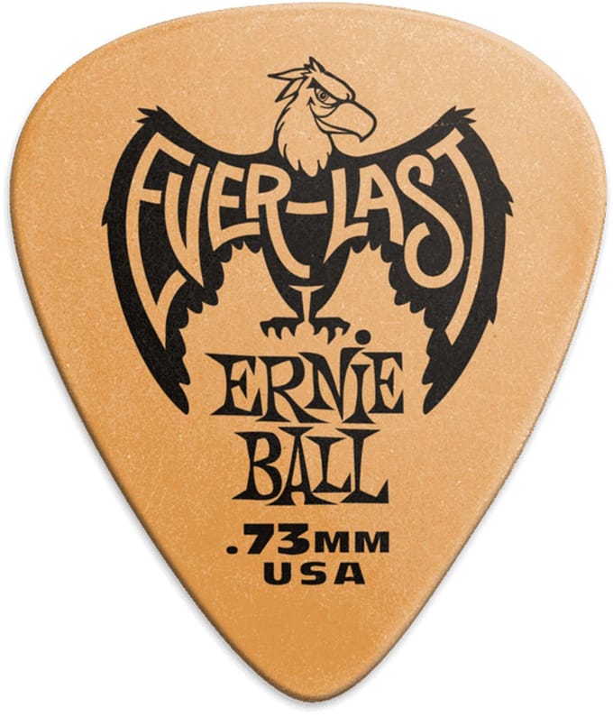Ernie Ball Everlast - Plectrum - Delrin - Light 0.48mm - Blauw - 12 Stuks