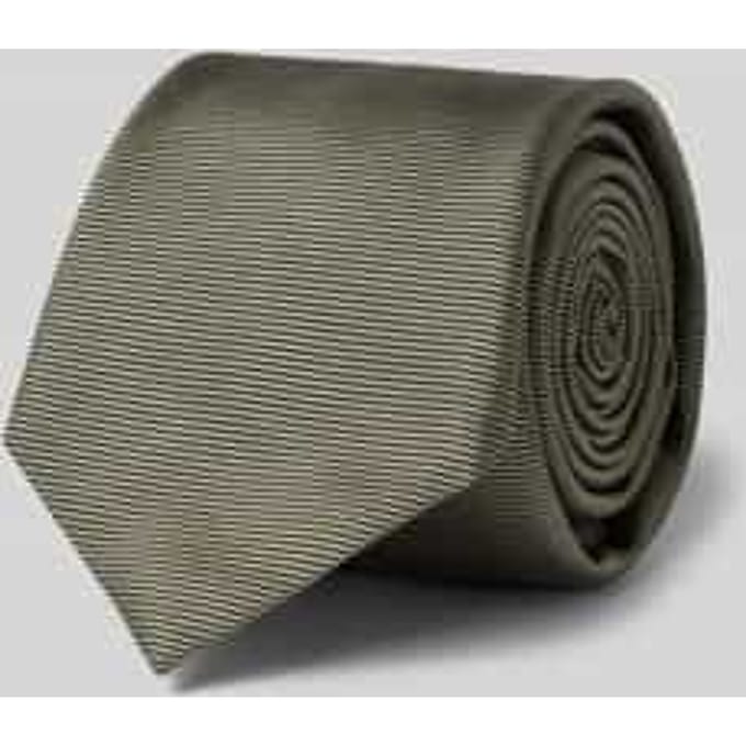 Zijdemix stropdas met jacquard geweven structuur