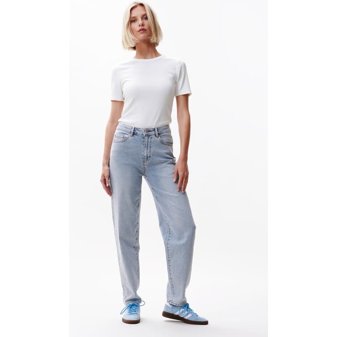 Catwalk Junkie Barrel Fit Jeans Blue Maat: W28L32 | Jeans Outlet | Dames | Blauw