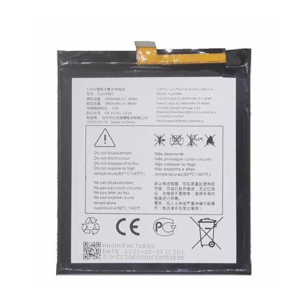 Batterie pour Blackberry Motion et Alcatel A7 LTE 3850mAh TLp038B1 CAC3860004C1