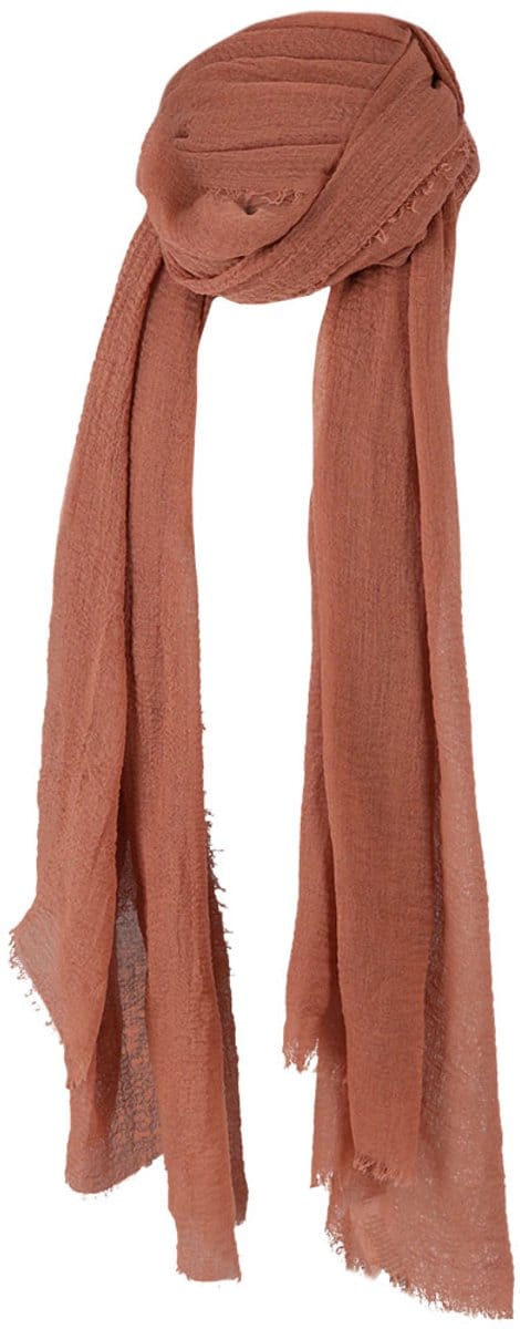 Sarlini Langwerpige Effen Sjaal Soft Antique Peach