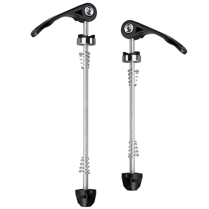 Fietswielnaaf Snelspanners Racefiets Mountainbike MTB Wielnaaf Voor en Achter Snelspanners Snelspanners Cliphendel gray