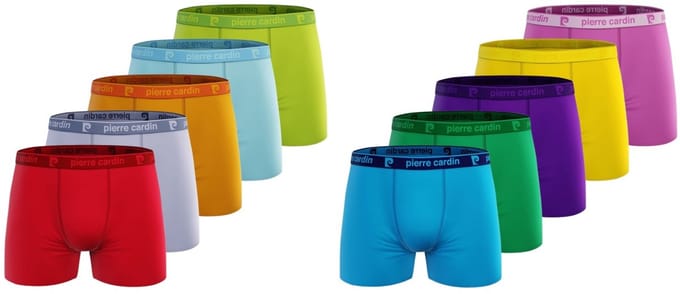 Pierre Cardin - Heren Boxershorts 10-Pack - summer - katoen elastaan - Maat M