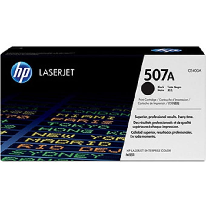 Tonercartridge hp ce400a 507a zwart