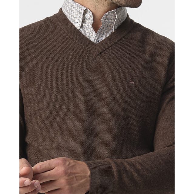 Campbell Harvey v-neck sweater