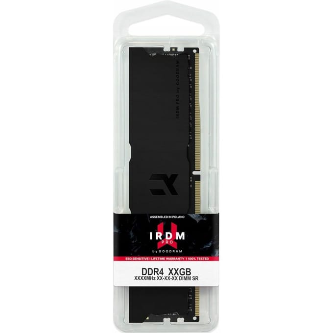 Goodram IRDM PRO Serie - RAM Geheugen - 16GB DDR4 - 3600MHz - Deep Black
