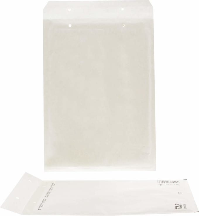 100x bubbel envelop H Wit A4+ binnenmaat 27x36cm