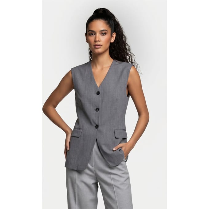 & Other Stories Louisa Vest Grey Größe: 34 | Gilets Outlet | Damen | Grau