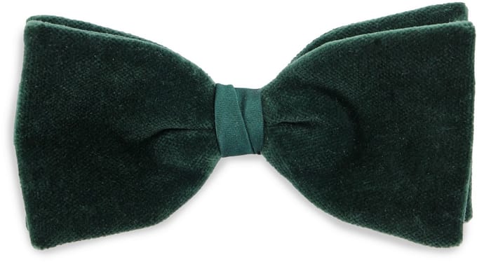 Sir Redman - Strikken - fluwelen strik groen - groen