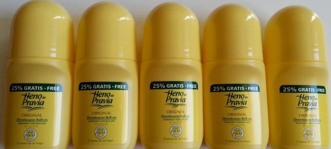 PROMO 5 stuks Heno De Pravia HENO DE PRAVIA ORIGINAL - deodorant - roller 50 ml