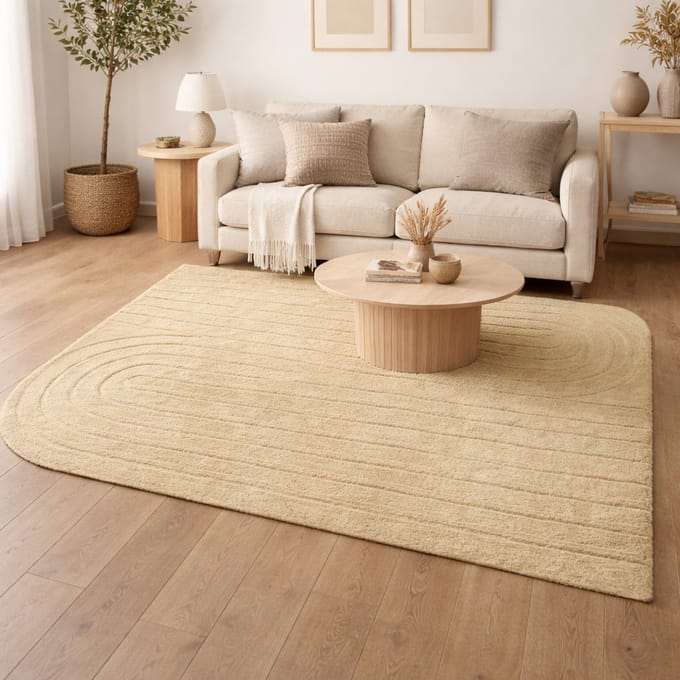 Milton & Oldbrook Vloerkleed 160 x 230 cm Simnas Beige