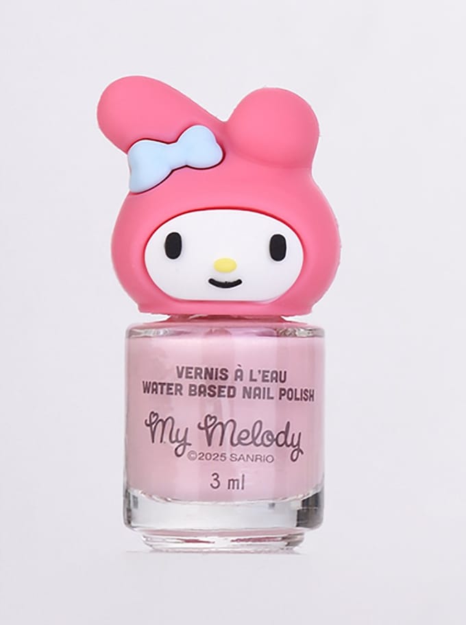 My Melody Nagellak – Kinderen Nagellak – Glitter Nagellak – Waterbasis – Afwasbaar – Vegan – 3 ml
