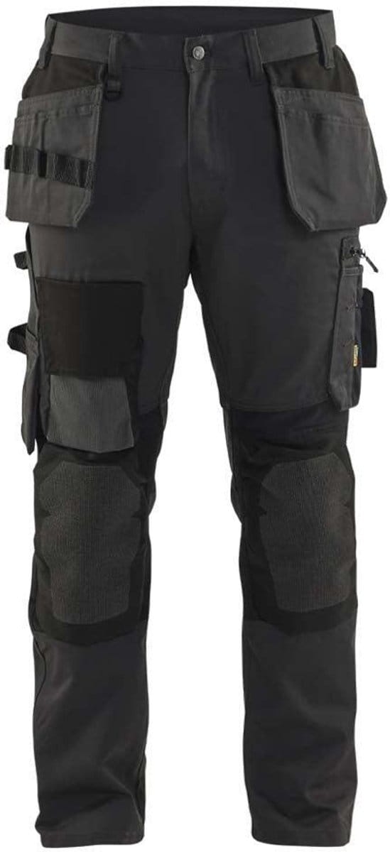 Blaklader Werkbroek met Kevlar en stretch 1554-1860 - Donkergrijs/Zwart - C50