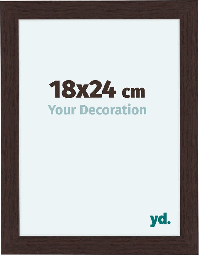 Your Decoration - Fotolijst 18x24 cm - MDF - Eiken Donker - Como