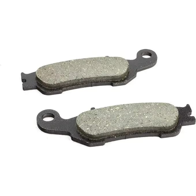 Brenta Moto 3105 Organische Achterremvoeringen Zilver