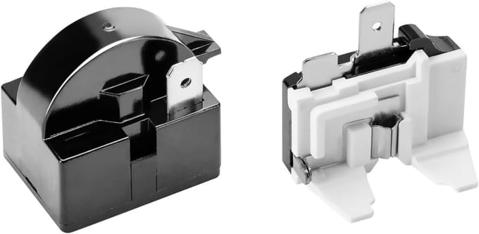 Koelkast Relais Protector - Compressor Onderdeel - Koelkast Reparatie - 1 Pin 4.7 Ohm - 8x8x8 cm