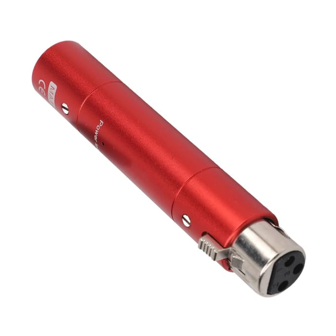 Inline Microfoonvoorversterker Verliesvrije Versterking Dynamische Actieve Inline Microfoonbooster Voorversterker met zwart