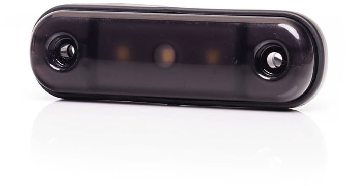 Markeringslicht - WAS - W275.1 1 - 3.3 - 8.4cm - Smoke - Wit - 12V-24V