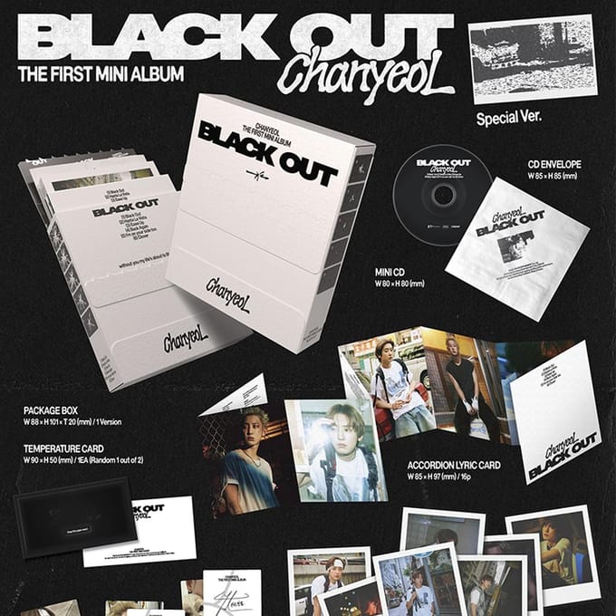 CHANYEOL - Black Out (Speciale ver.) black