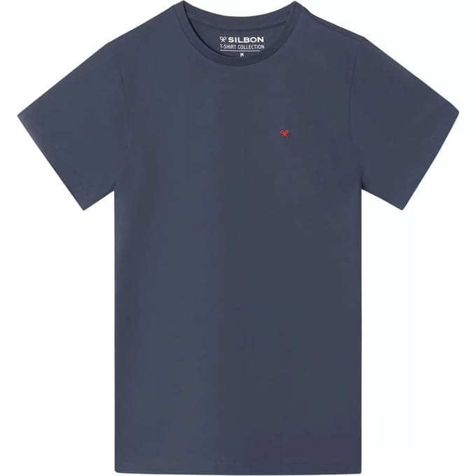 T-shirt met mini logo Silbon