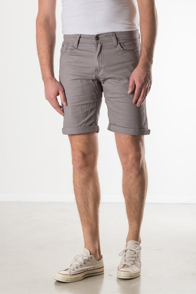 New Star JV Short bermuda grey denim korte broek - maat L