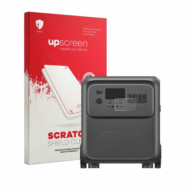 upscreen - Screenprotector voor Bluetti Elite 400 - Folie Beschermfolie transparant