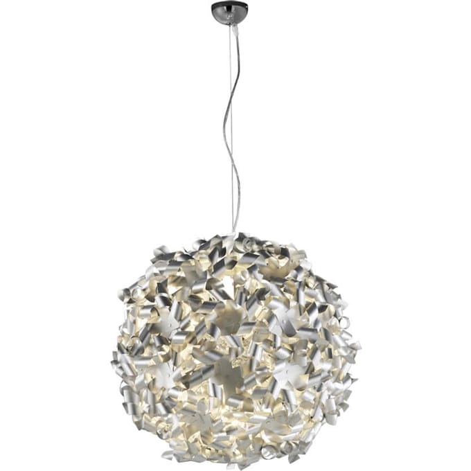 Trio - Hanglamp - PINWHEEL - E14 fitting, 40W max - Aluminium kleurig