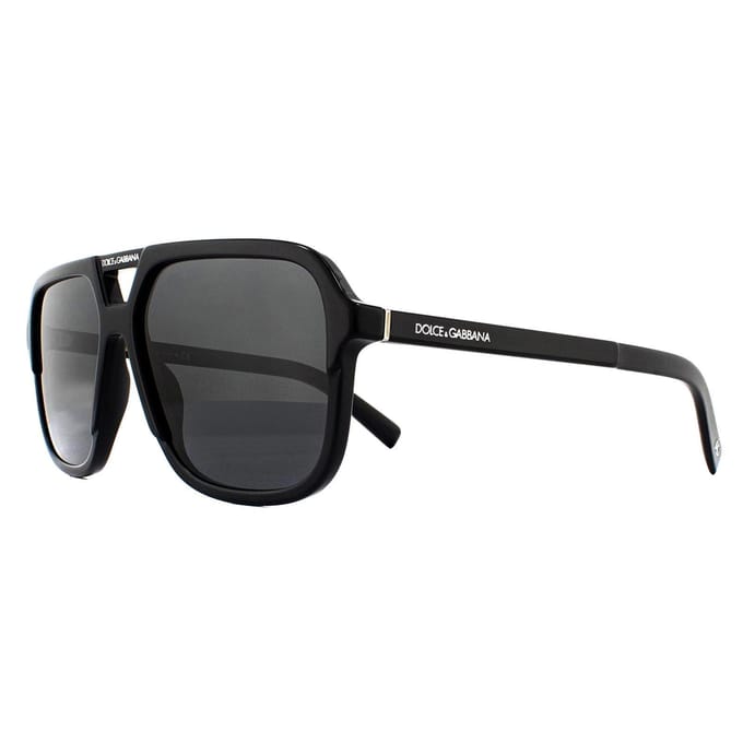 Dolce & Gabbana Zonnebril DG4354 501/87 Zwart Grijs Verloop