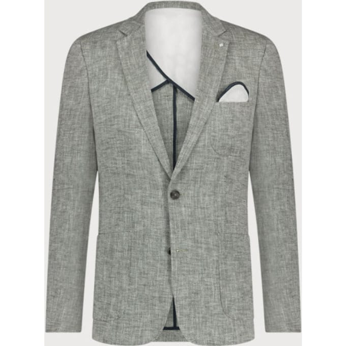 Blue Industry Cotton linnen colbert |