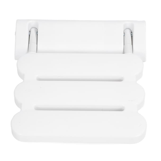 Opvouwbaar Douchezitje Wandmontage voor Ouderen Senioren Gehandicapten Antislip Badkamer Opklapbare Stoel Kruk white