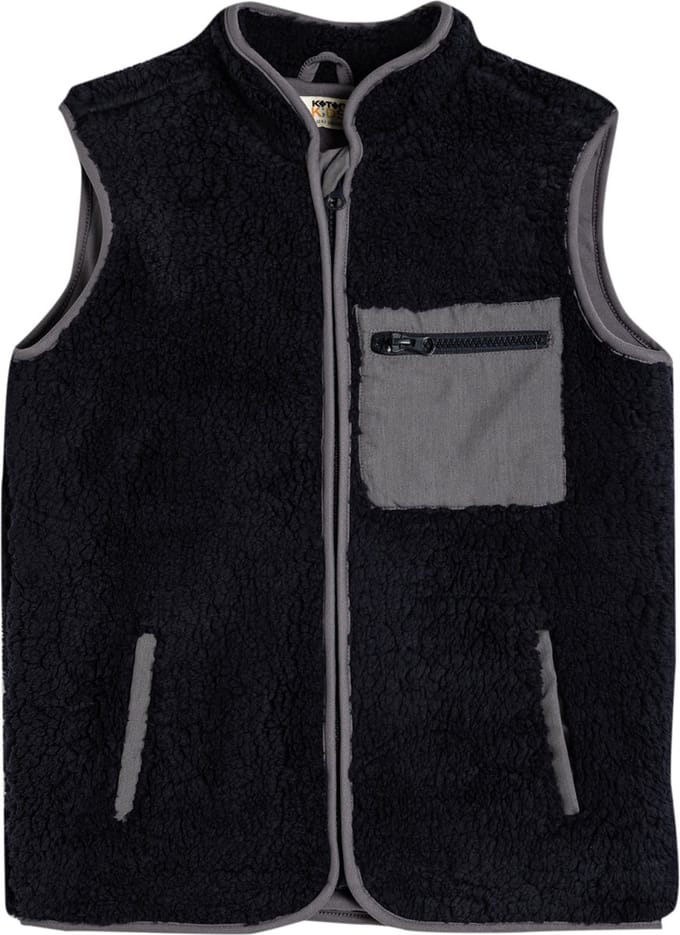 Rechte kraag Puffer Weste Anorak