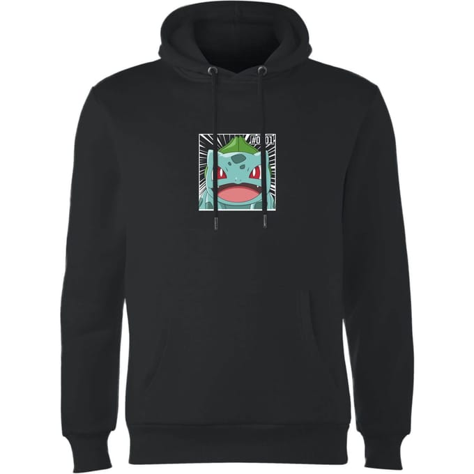 Pokémon Pokédex Bulbasaur #0001 Hoodie - Black - XXL