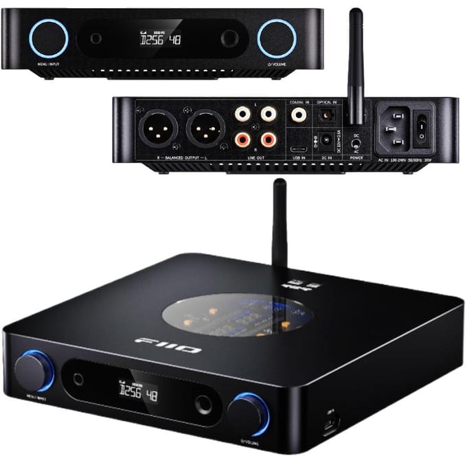 FiiO K13 R2R - DAC & Headphone Amplifier - 2400mW - Bluetooth - Black