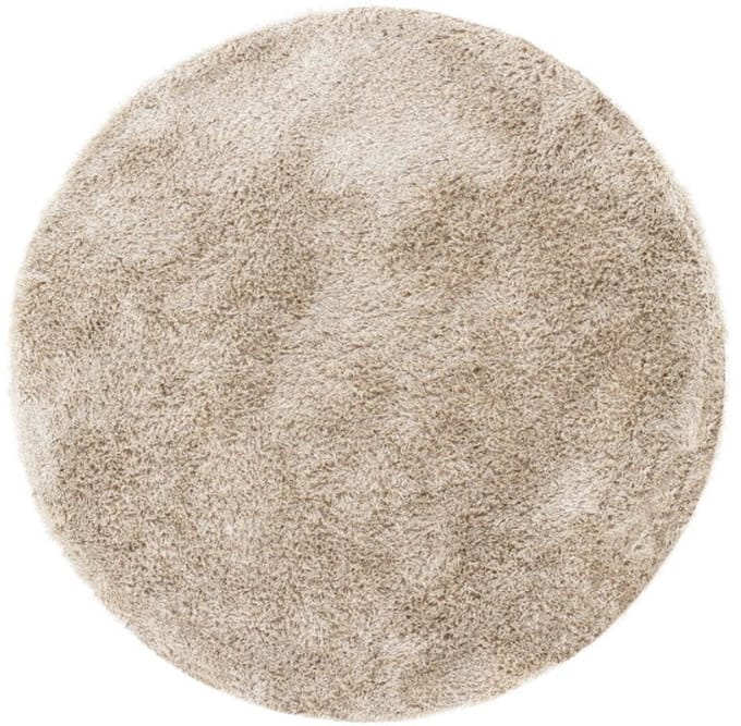 MUST Living Carpet Crown round medium,Ø200 cm, beige, 100% Polyester