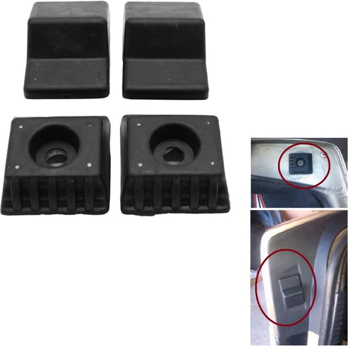 Kofferbak Stopbuffer Kit 1247580044 voor Mercedes W124 A124 C124 black