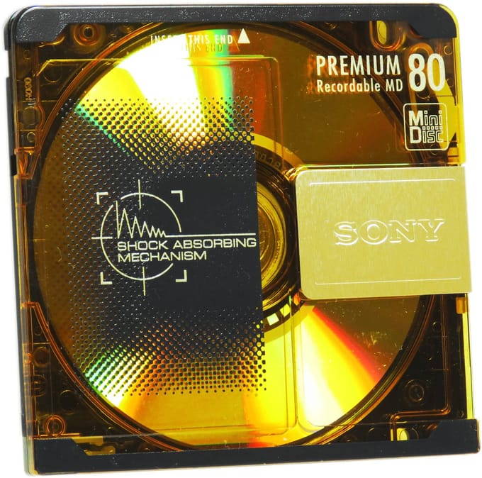 Sony Minidisc 80 recordable MD