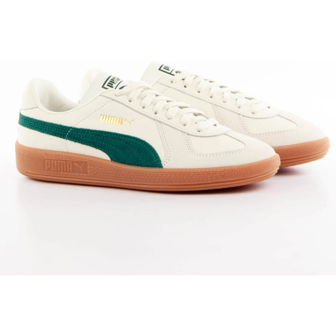 Puma herensneakers in legerstijl