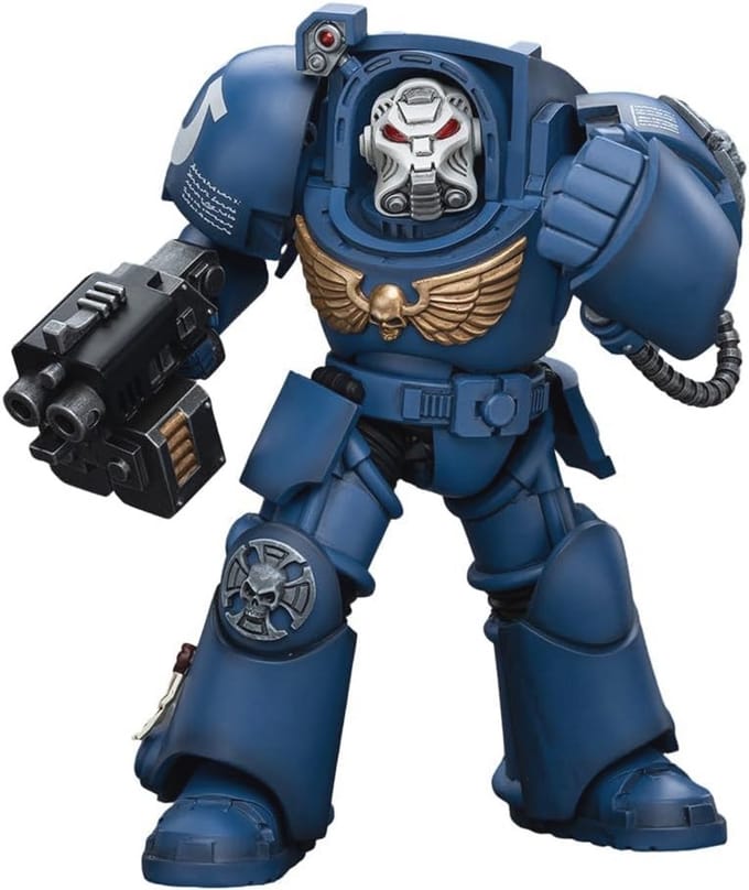 Warhammer 40k Terminator Squad Met Storm Bolter - 1/18 Schaal Verzamelbare Actiefiguur