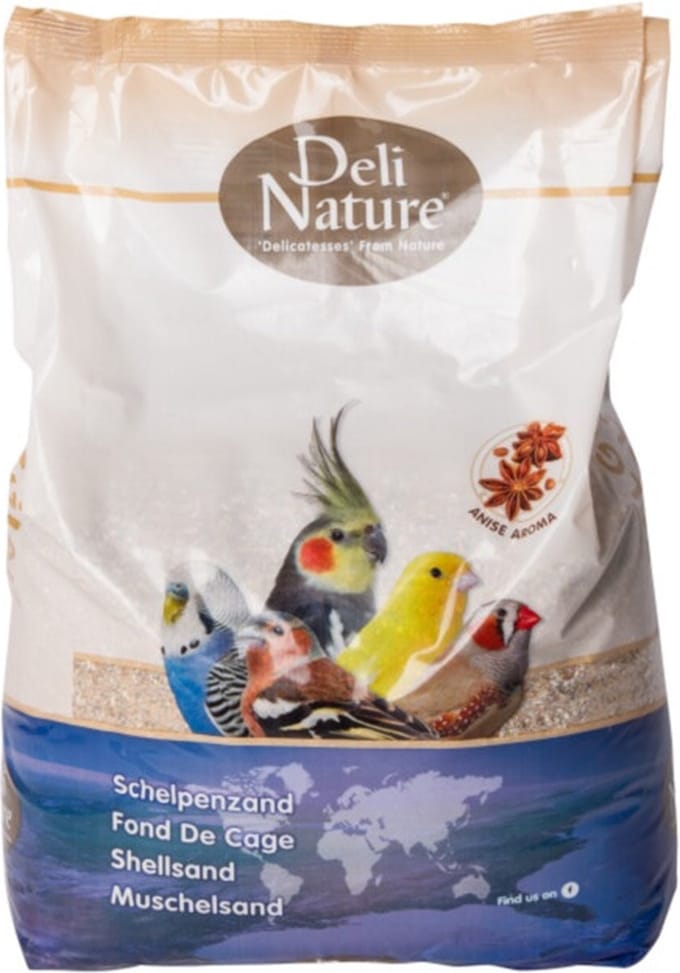 4x Deli Nature Schelpenzand Bruin 5 kg