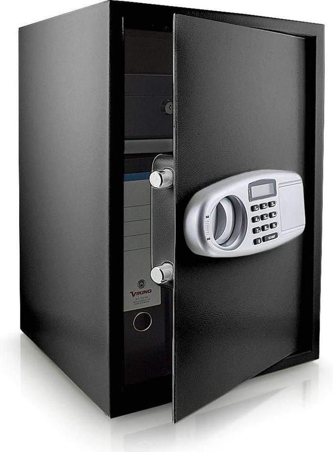 Elektronische kluis / archiefkluis - Zwart - Incl. digitaal scherm safe