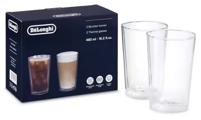 DELONGHI - Thermische Dubbelwandige Glazenset 2 x 490ML - AS00001404