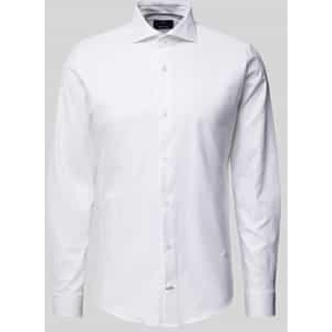 Slim fit zakelijk overhemd met haaikraag, model 'Pares'